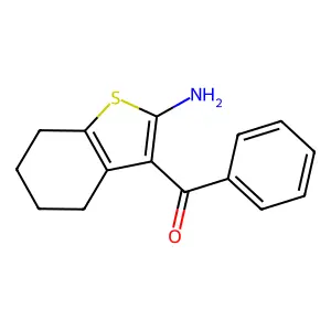 3-Benzoyl-4,5,6,7-tetrahydro-1-benzothiophen-2-amine structure