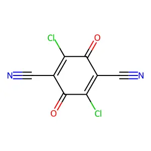2,5-Dichloro-3,6-dioxocyclohexa-1,4-diene-1,4-dicarbonitrile structure
