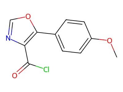 5-(4-Methoxyphenyl)-1,3-oxazole-4-carbonyl chloride structure