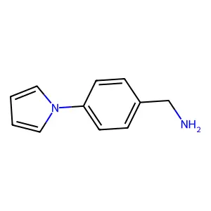 (4-吡咯-1-基苯基)甲胺 structure