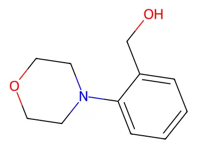 [2-(Morpholin-4-yl)phenyl]methanol structure