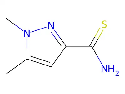 1,5-Dimethyl-1H-Pyrazole-3-Carbothioamide structure