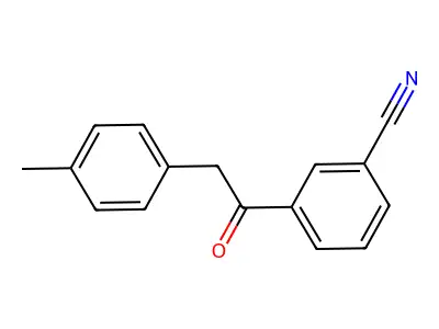 3-[2-(4-Methylphenyl)acetyl]benzonitrile structure