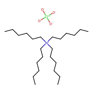 Tetrahexylammonium perchlorate structure