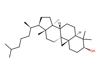 9,19-Cyclolanostan-3-ol structure