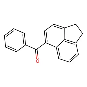(1,2-Dihydroacenaphthylen-5-yl)(phenyl)methanone structure