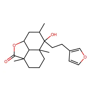 欧夏至草素 structure
