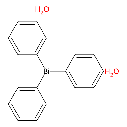 Triphenylbismuth Dihydroxide structure