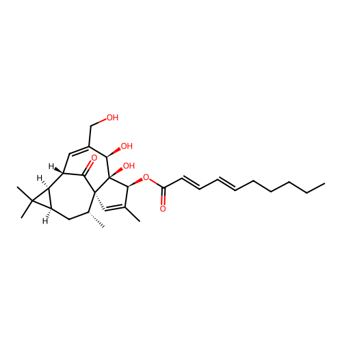 3-O-(2'E,4'E-Decadienoyl)-ingenol structure