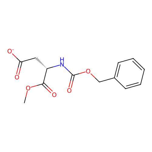 (3S)-4-methoxy-4-oxo-3-(phenylmethoxycarbonylamino)butanoate structure