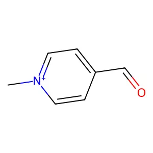 4-Formyl-1-methylpyridin-1-ium structure