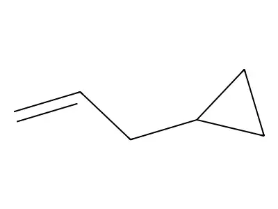 2-Propen-1-ylcyclopropane structure