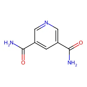 Pyridine-3,5-dicarboxamide structure
