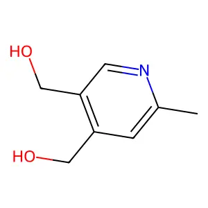 3,4-Pyridinedimethanol, 6-methyl- structure