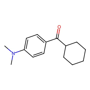 Cyclohexyl-(4-dimethylaminophenyl)methanone structure