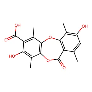 Hypoprotocetraric acid structure