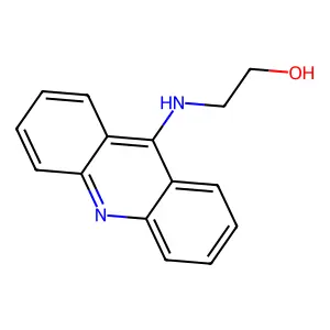 Ethanol, 2-(9-acridinylamino)- structure