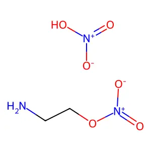 2-氨基乙醇硝酸酯(1:1) structure