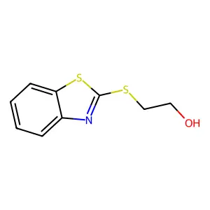 2-(2-Benzothiazolylthio)ethanol structure