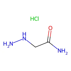 Acetamide, 2-hydrazino-, hydrochloride structure