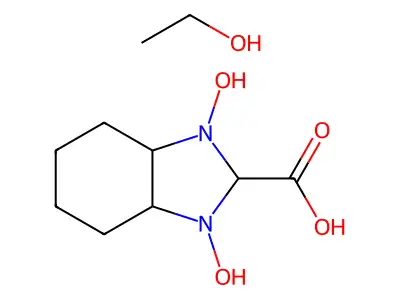 1,3-Dihydroxyperhydrobenzimidazol-2-carboxylic acid ethanolate tech structure
