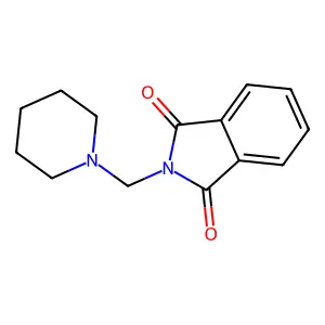 2-(1-Piperidinylmethyl)-1H-isoindole-1,3(2H)-dione structure