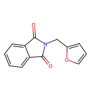 2-(2-furylmethyl)-1H-isoindole-1,3(2H)-dione structure