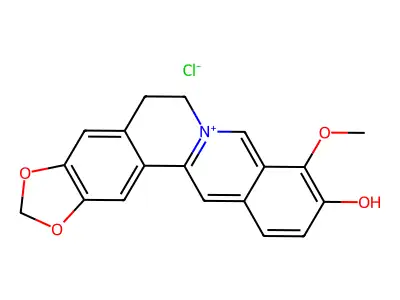 Thalifendine chloride structure