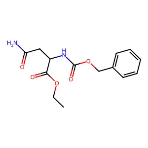 Ethyl N2-((benzyloxy)carbonyl)-L-asparaginate structure
