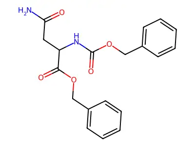Benzyl ((benzyloxy)carbonyl)-L-asparaginate structure