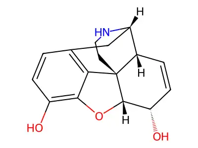 7,8-Didehydro-4,5-epoxymorphinan-3,6-diol structure