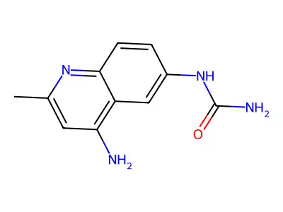 1-(4-Amino-2-methylquinolin-6-yl)urea structure