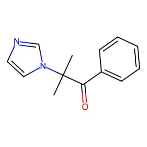 2-Imidazol-1-yl-2-methyl-1-phenylpropan-1-one structure