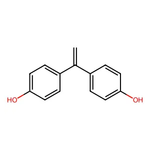 4,4'-Vinylidenediphenol structure