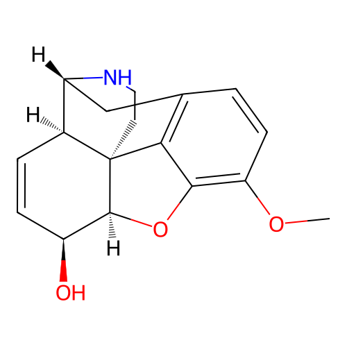 去甲基可待因 structure