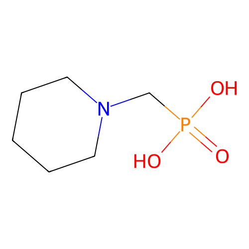 Piperidin-1-ylmethylphosphonic acid structure