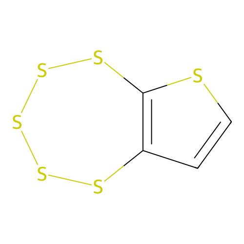 Thienopentathiepine structure