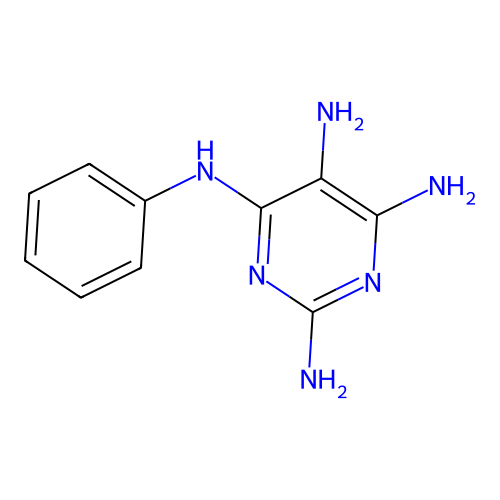 N6-phenylpyrimidine-2,4,5,6-tetramine structure