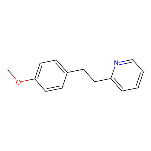 2-[2-(4-Methoxyphenyl)ethyl]pyridine structure