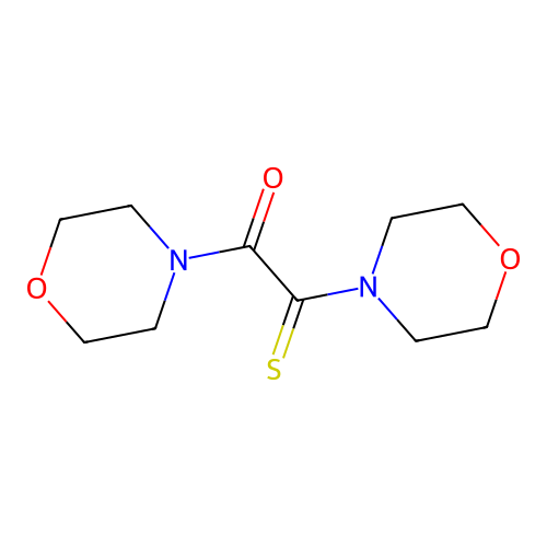 1,2-Dimorpholin-4-yl-2-sulfanylideneethanone structure