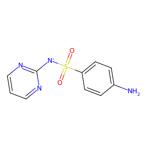 [(4-Aminophenyl)sulfonyl](pyrimidin-2-yl)azanide structure