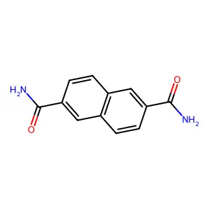 2,6-Naphthalenedicarboxamide structure