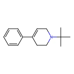 1-tert-Butyl-4-phenyl-3,6-dihydro-2H-pyridine structure