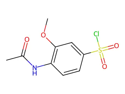 4-Acetamido-3-methoxybenzenesulfonyl chloride structure