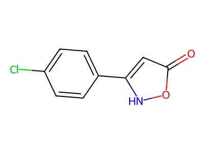 3-(4-Chlorophenyl)-1,2-oxazol-5-ol structure