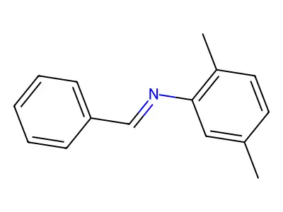 N-Benzylidene-2,5-xylidine structure