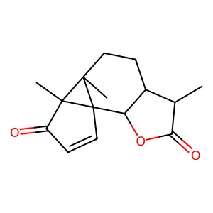 Lumisantonin structure
