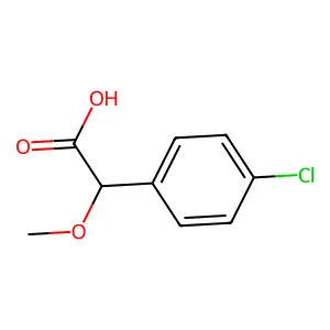 2-(4-Chlorophenyl)-2-methoxyacetic acid structure