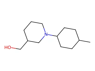 [1-(4-Methylcyclohexyl)piperidin-3-yl]methanol structure