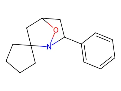 6-Phenylspiro[7-oxa-1-azabicyclo[2.2.1]heptane-2,1'-cyclopentane] structure